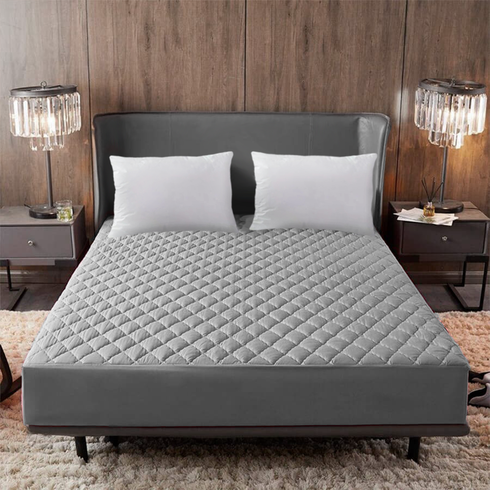 Protector Colchón Poli algodón Anti fluidlo Cama Doble: 1.40cm*1.90cm / Altura 40cm