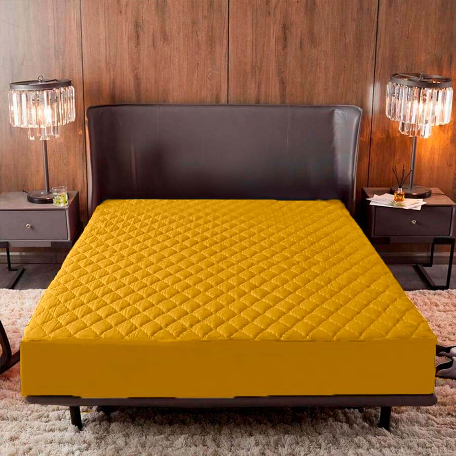 Protector Colchón Poli algodón Anti fluidlo Cama Doble: 1.40cm*1.90cm / Altura 40cm