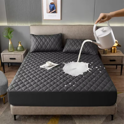 Protector Colchón Poli algodón Anti fluidlo Cama Doble: 1.40cm*1.90cm / Altura 40cm