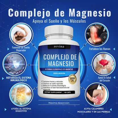Magnesium Complex™ ❇️ El poder natural 8 en 1 para tu energía, sueño y bienestar