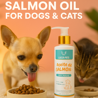 ACEITE DE SALMON PARA PERROS Y GATOS