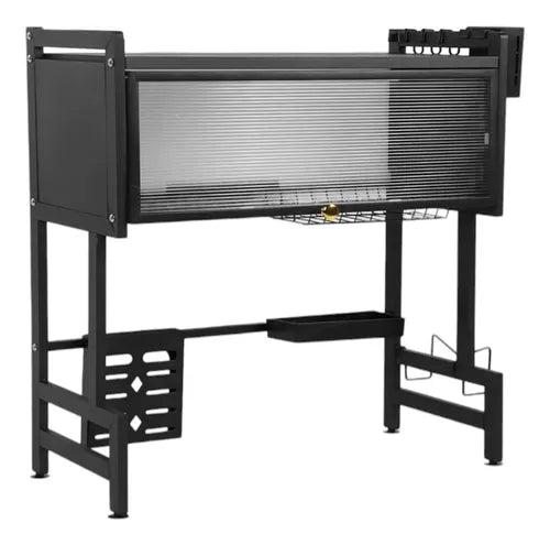 ESCURRIDOR DE PLATOS CON TAPA