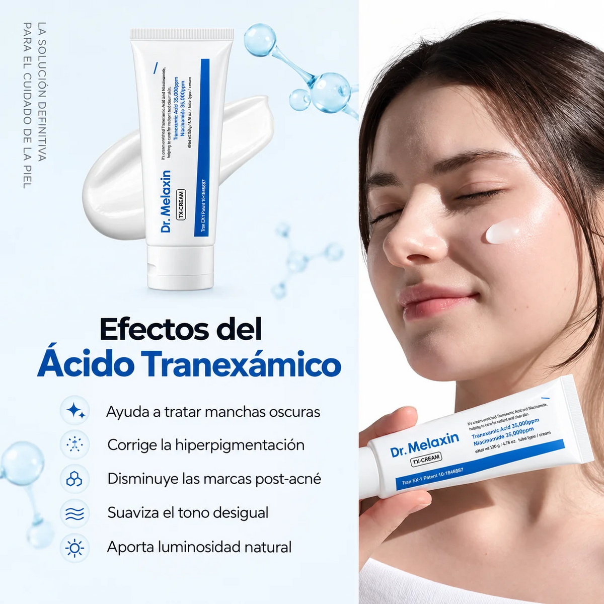 Dr Melaxin - Crema Facial Antimanchas con Ácido Tranexámico