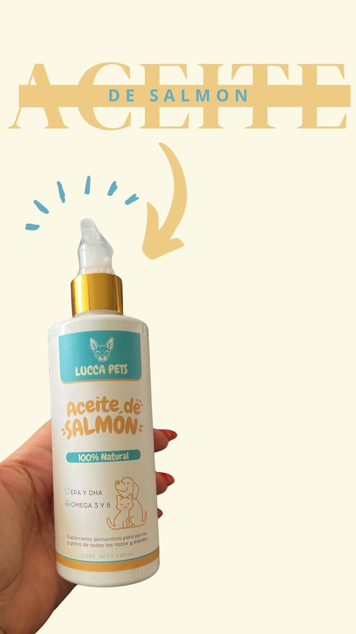 ACEITE DE SALMON PARA PERROS Y GATOS